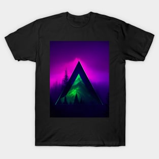 Neon Wilderness: A Surreal Journey into the Unknown T-Shirt